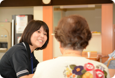 訪問リハビリスタッフが早期に介入